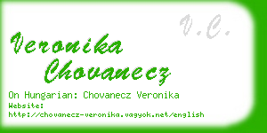 veronika chovanecz business card